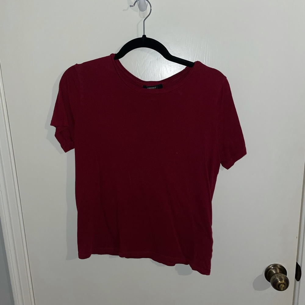 Maroon Basic Shirt